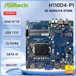 ASROCK H110D4-P1 Placa base Mini-ITX DDR4 LGA1151 H110 Intel