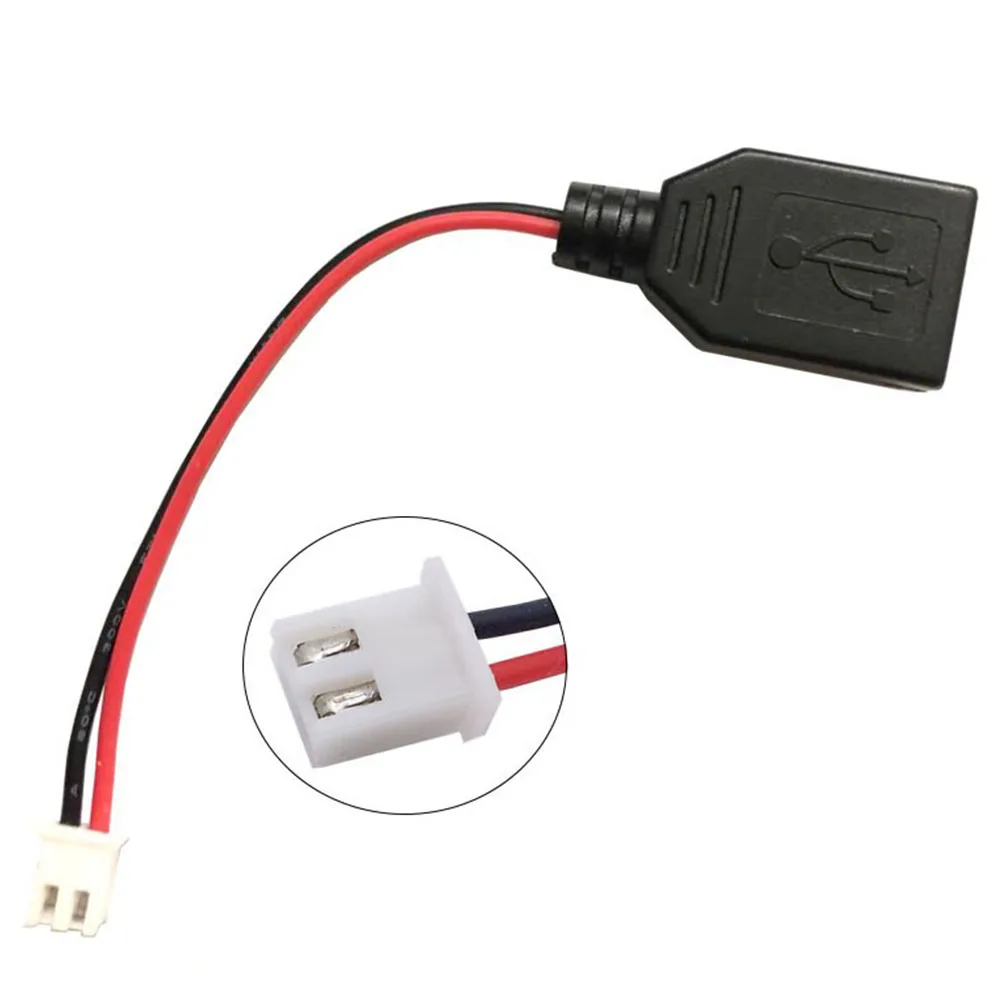 Conector de enchufe USB tipo A macho hembra con Cable de línea de Terminal de XH2.54-2P, enchufe USB de alimentación de 2 núcleos, Kits de bricolaje tipo A - imagen 3