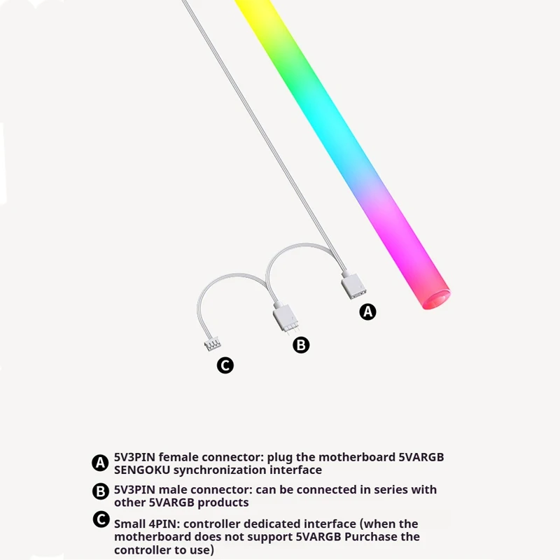 TEUCER ARGB CPU tubo de luz de neón refrigerado por agua para computadora AIO 120 240 360 enfriador de líquido de agua PC accesorios de modificación DIY - imagen 2