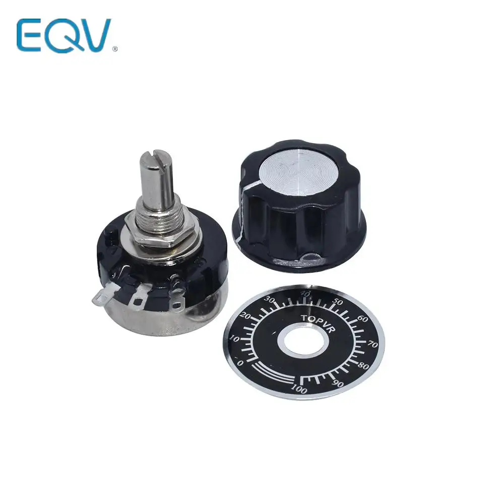 WTH118 Kit de bricolaje piezas 2W 1A potenciómetro 1K 2,2 K 4,7 K 10K 22K 47K 100K 470K 1M