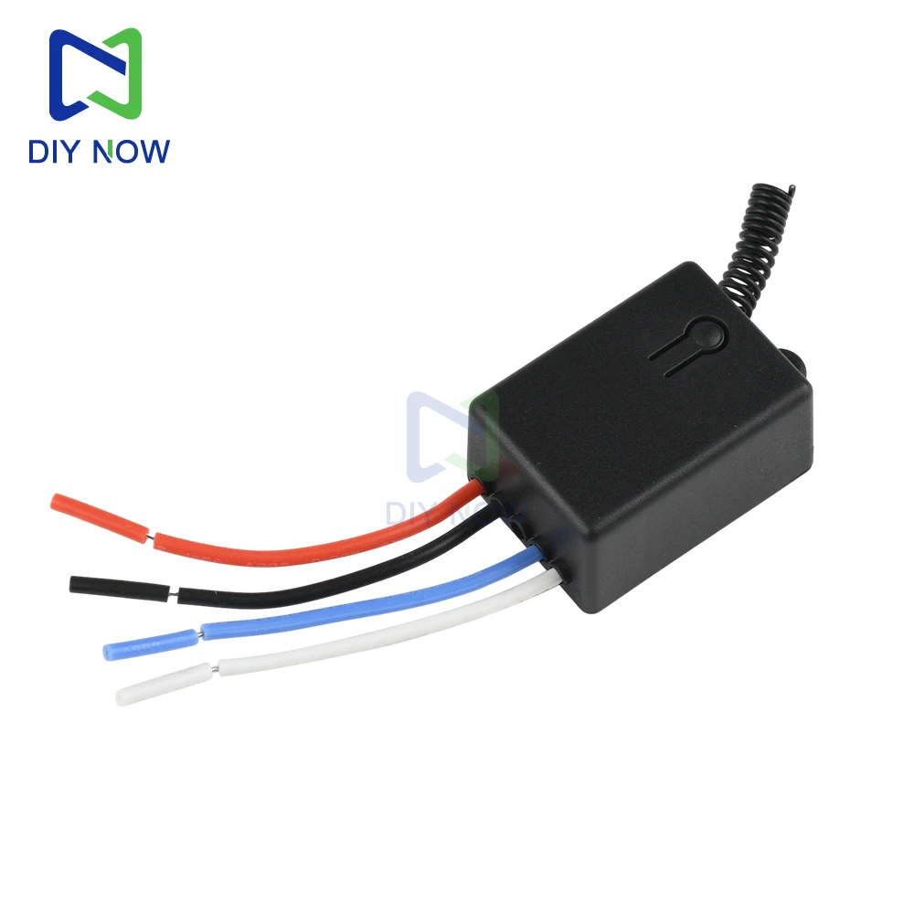 Interruptor de Control remoto de relé inalámbrico RF de 433Mhz KR2401FB receptor de interruptor inteligente 10A autobloqueo, enclavamiento, modo de retardo - imagen 3