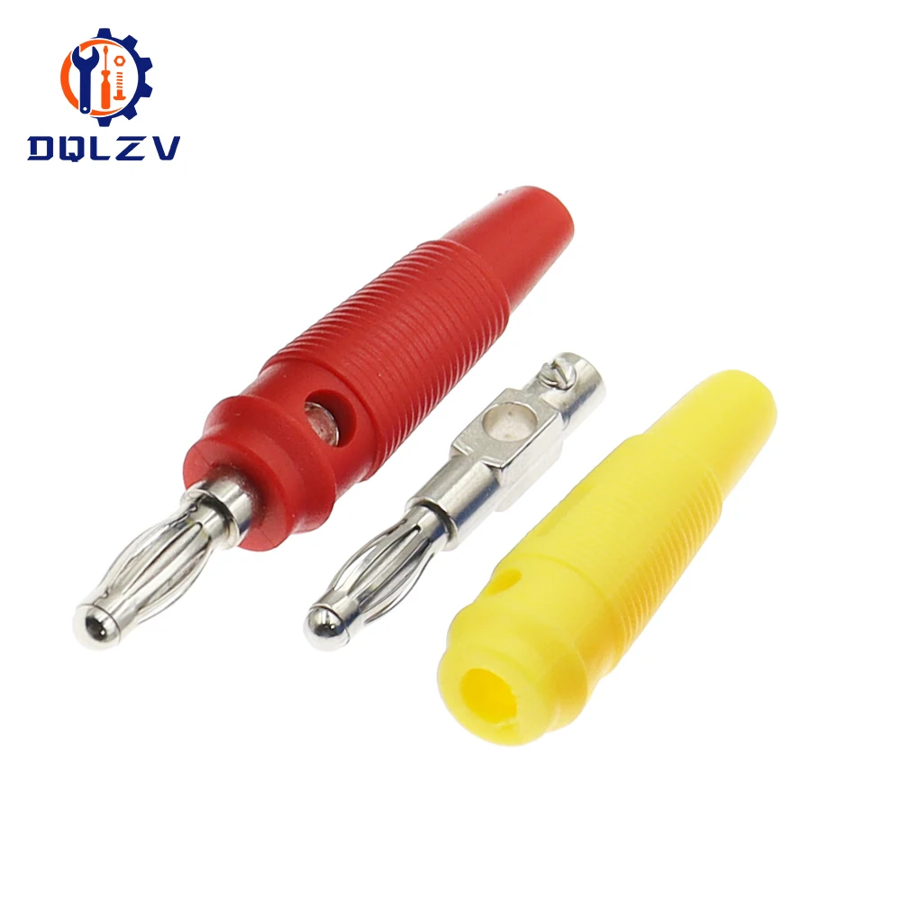 Conectores de altavoz de Audio con enchufe Banana de 4MM, poste de encuadernación de altavoz amplificador, conector Banana de 4mm para terminales de Cable - imagen 4