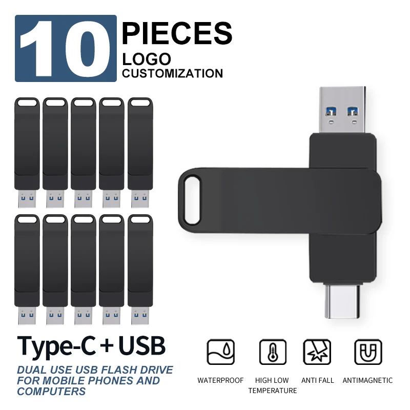 Zsuit Pendrive USB-C 3.0 OTG Metal Impermeable