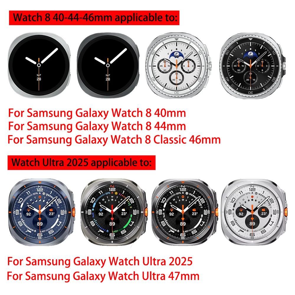 Bandas magnéticas para Samsung Galaxy Watch 8, 44mm, 40mm/8, correa clásica de silicona de 46mm para Galaxy Watch Ultra 2025, pulsera - imagen 4
