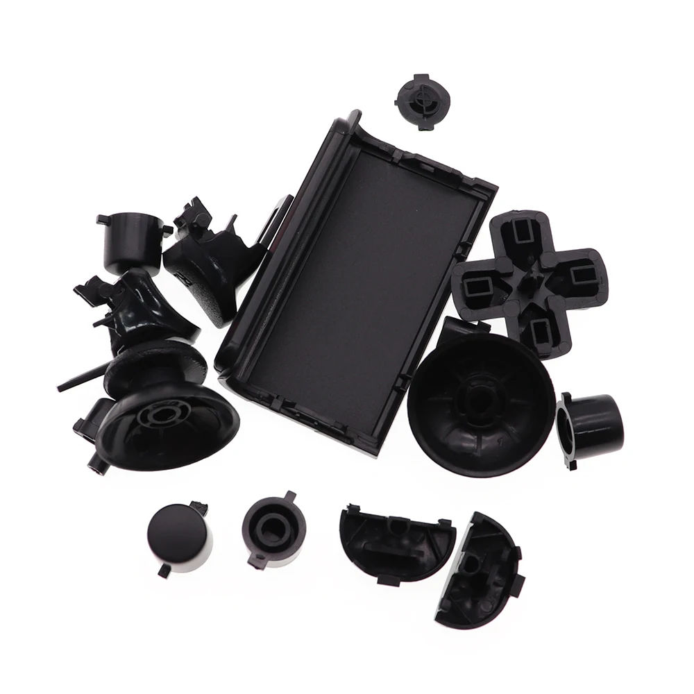 Juego cromado para PS4 PRO Slim Controller jds 040 jds-040 Dpad L1 R1 L2 R2, botones de disparo, tapas de empuñaduras analógicas - imagen 2