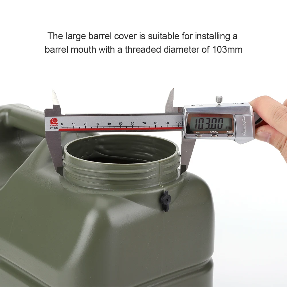Juego de cubierta de cubo de agua para acampar, tapa de contenedor de almacenamiento de agua con grifo, tapa de cubo de agua potable para Picnic al aire libre, 1-3 juegos - imagen 4
