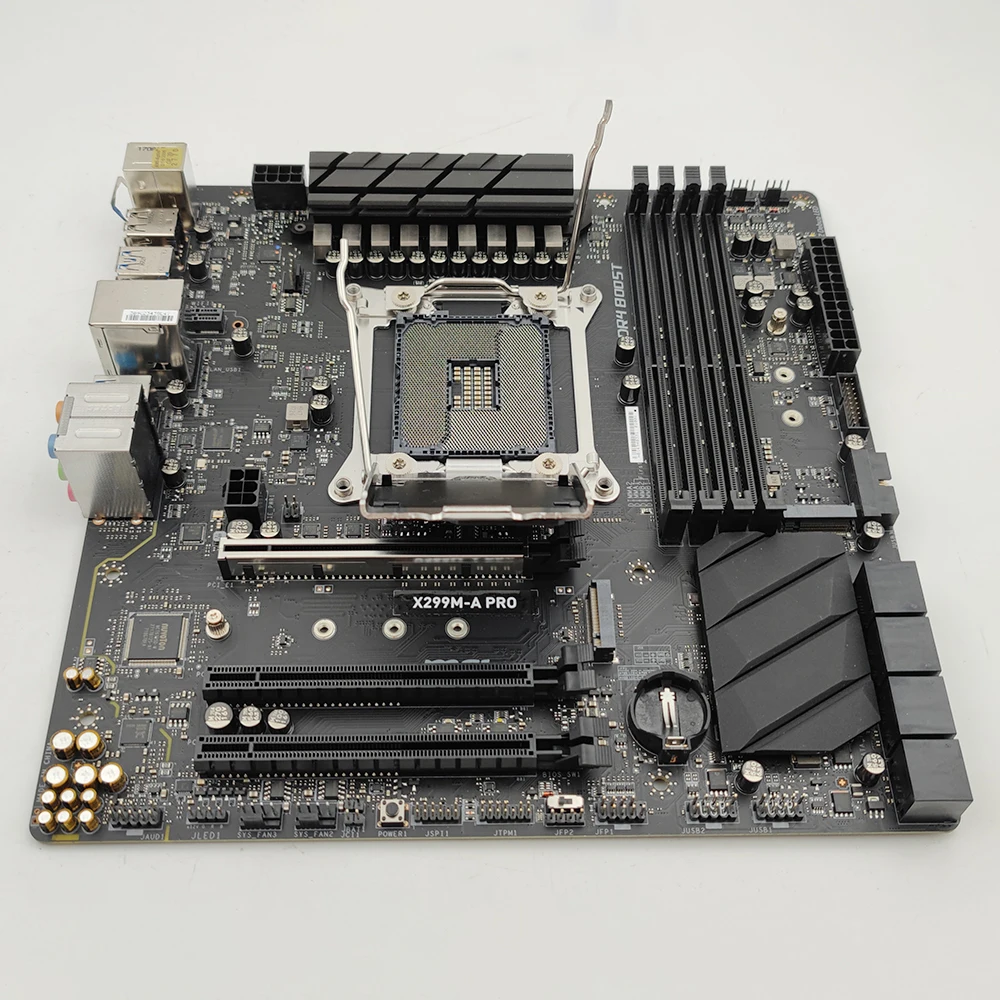 Placa base X299M-A PRO LGA 2066 DDR4 64G USB3.1 M.2*2 SATA3*8 M-ATX X299 - imagen 5