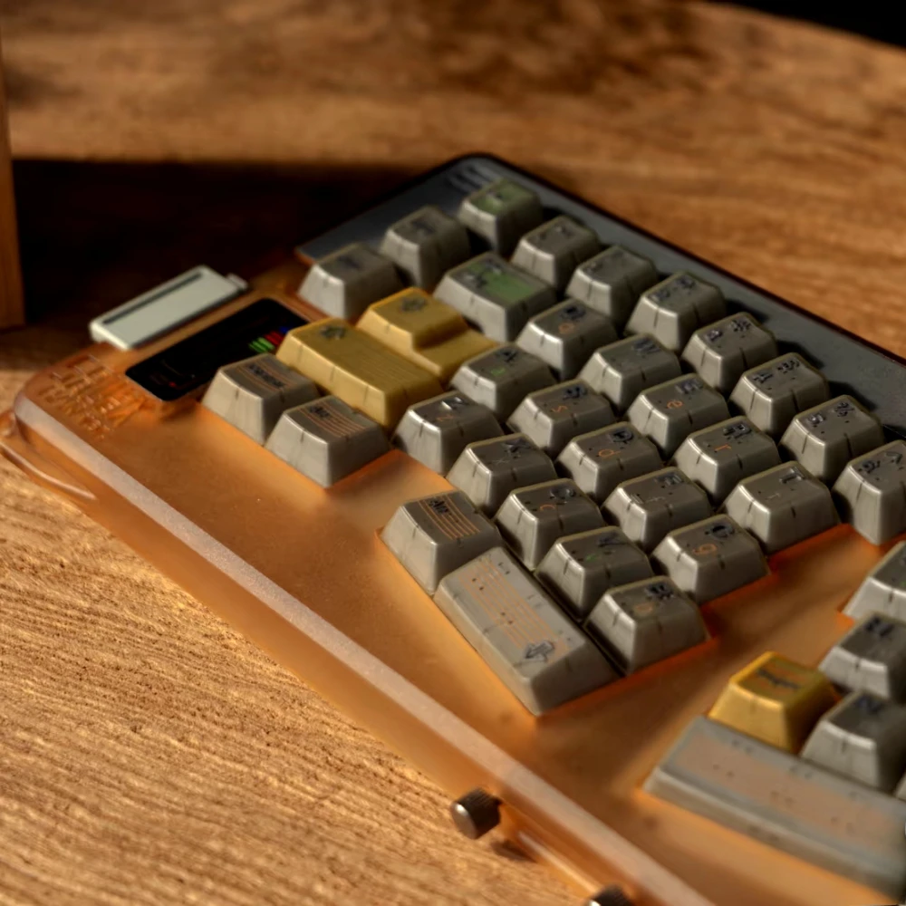 MW Hash Line Keycap Set Original ABS personalizado Retro translúcido teclado Cap Cherry Profile Gaming KeyCap para teclado mecánico - imagen 5