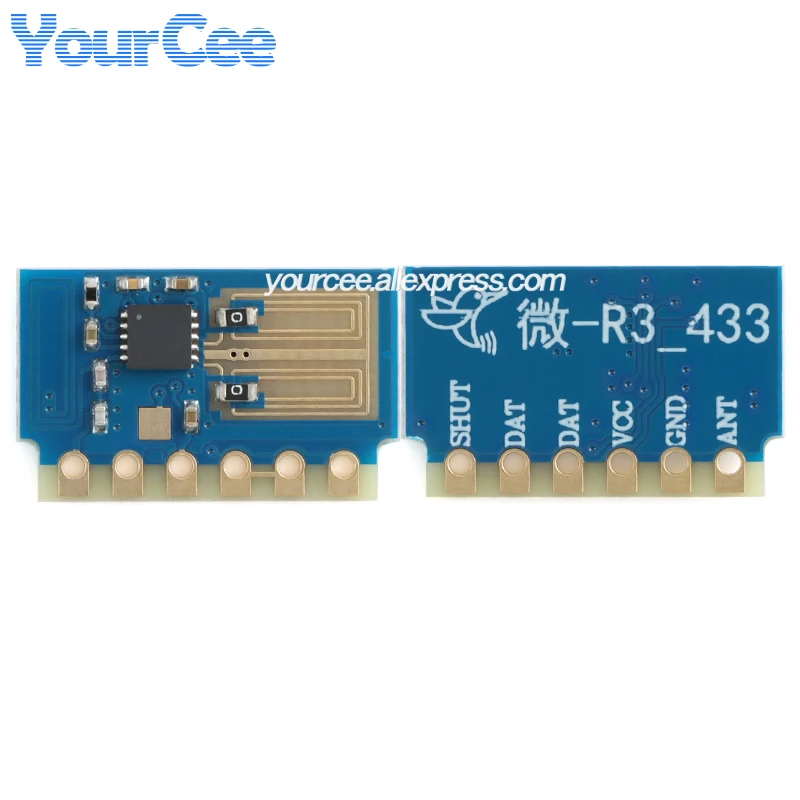20 piezas/1 unidad H3V3E 315MHz H3V4F 433MHz módulo transmisor RF superheterodino Wifi módulo receptor de Control remoto inalámbrico HASK - imagen 3