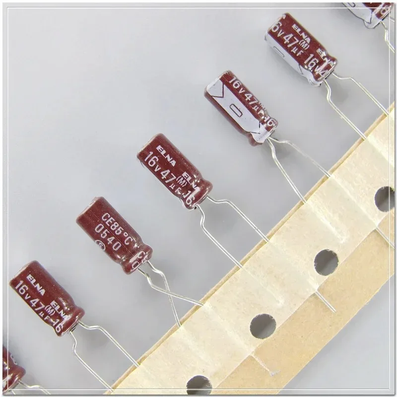 20 piezas/100 unidades ELNA 16V47uF serie RA2 5x11mm 85 ℃ Condensadores electrolíticos de audio HIFI de 47uF/16V