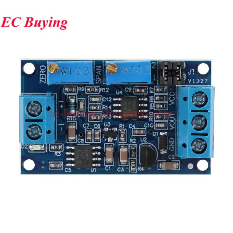 5 uds/1 unidad 0 a 20mA/40mA a 0-3,3 V 0-5V 0-10V convertidor de corriente a voltaje módulo de conversión de señal 0-20mA 4-20mA transmisor de I/V - imagen 4