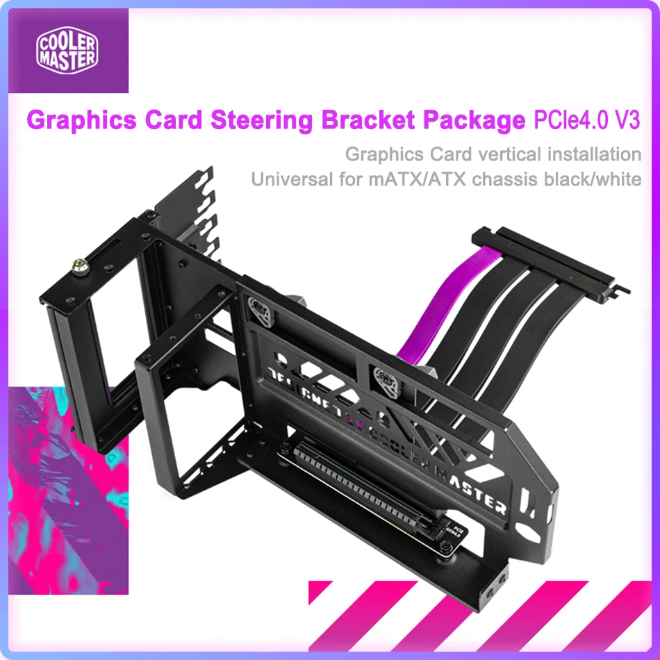 Cooler Master Soporte GPU Vertical PCIe 3.0/4.0 x16 Cable 300 mm - imagen 3