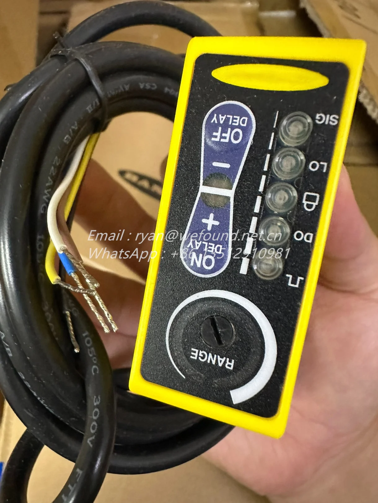 Q60VR3AF2000 (63004) para BANNER Q60 SERIES, SENSOR de campo ajustable, rango de 2 M - imagen 2