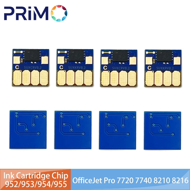 Cartucho de tinta mejorado 952XL 953XL 954XL 955XL ARC permanente nuevo Chip Compatible con HP 7720 7740 8210 8216 8710 8715 8720 8725