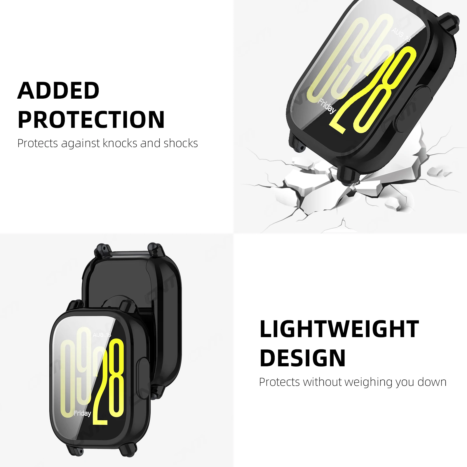 Funda para Xiaomi Redmi Watch 5 Active/Lite funda protectora de pantalla suave TPU cubierta protectora completa accesorios de carcasa - imagen 2