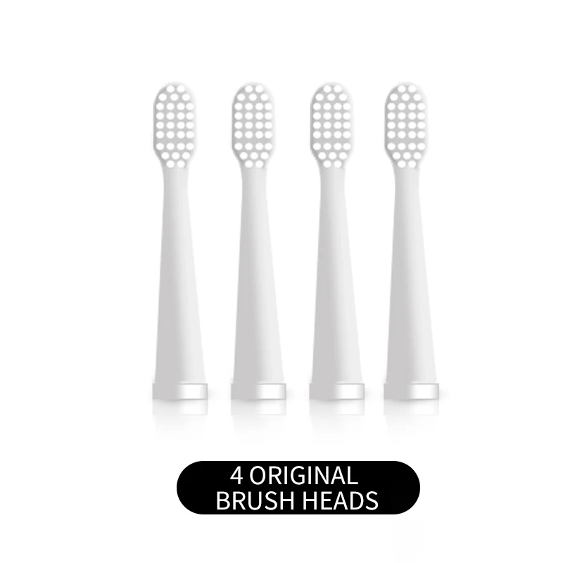 White 4 Brush Heads
