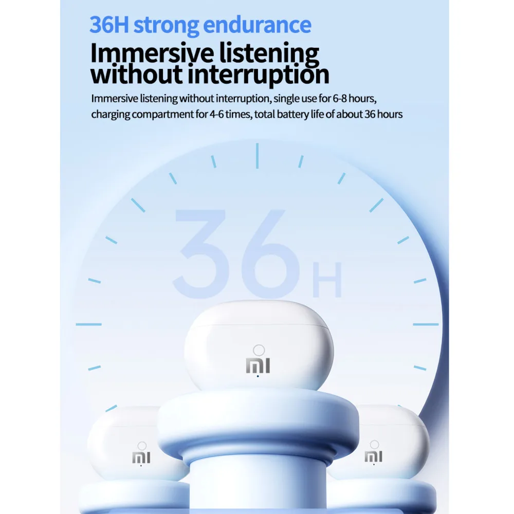 Xiaomi Mijia Buds 4 Pro auriculares inalámbricos Bluetooth auriculares con reducción de ruido sonido estéreo Hifi auriculares con micrófono incorporado - imagen 5