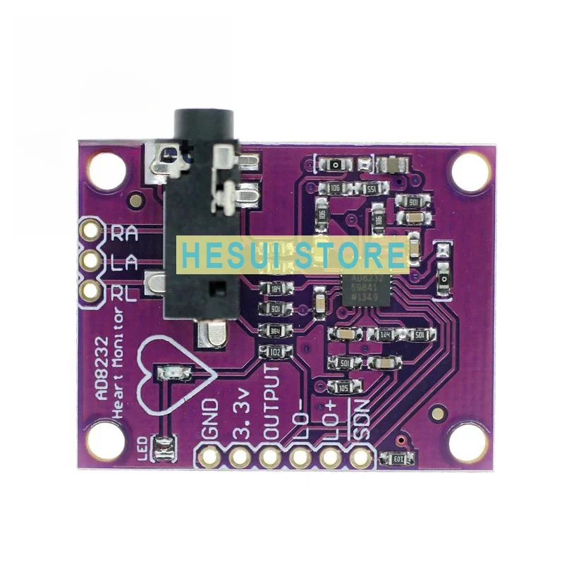 Módulo sensor de monitoreo ECG AD8232 - imagen 3
