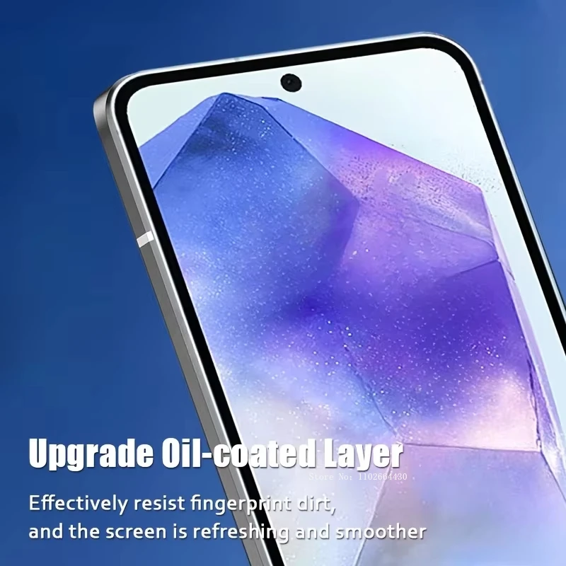 Protector de pantalla de fácil instalación sin polvo con revestimiento oleofóbico para Samsung Galaxy S23 S22 Ultra S21 S24 FE S25 vidrio, 2 uds. - imagen 5