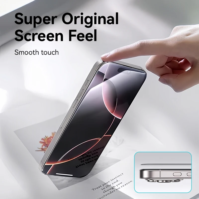 Joyroom 1/2/3 Uds para iPhone 17 Pro Max Protector de pantalla de vidrio HD para iPhone 17/17Pro/17Air protección de vidrio templado de pantalla completa - imagen 5