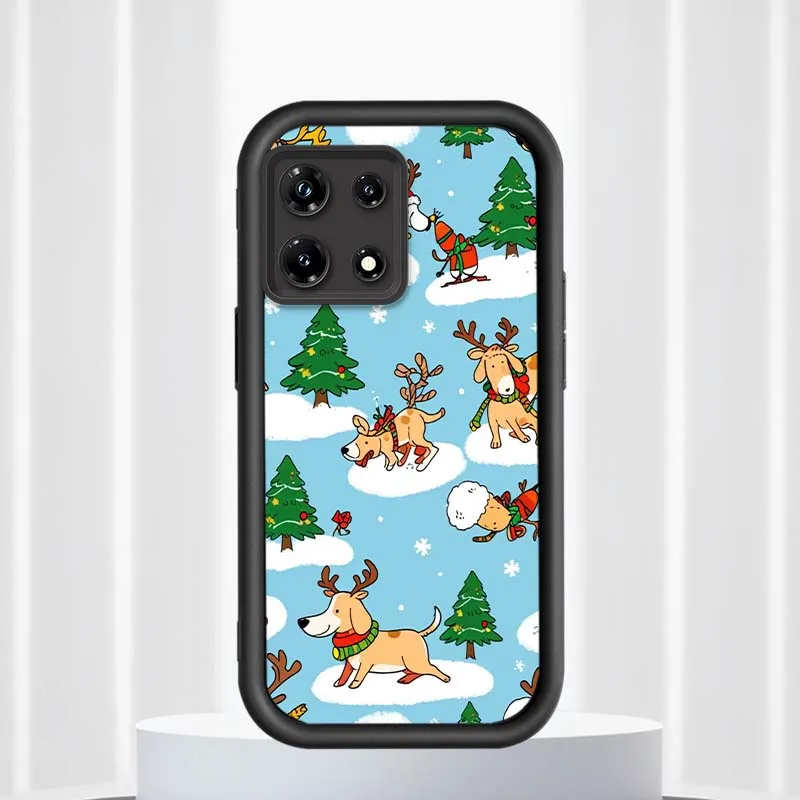 Funda con patrón de arte navideño para Infinix Tecno Spark Camon Smart Zero Go 1 7 8 8C 9 10 30 40 Plus, funda para teléfono con escalera ocular - imagen 5