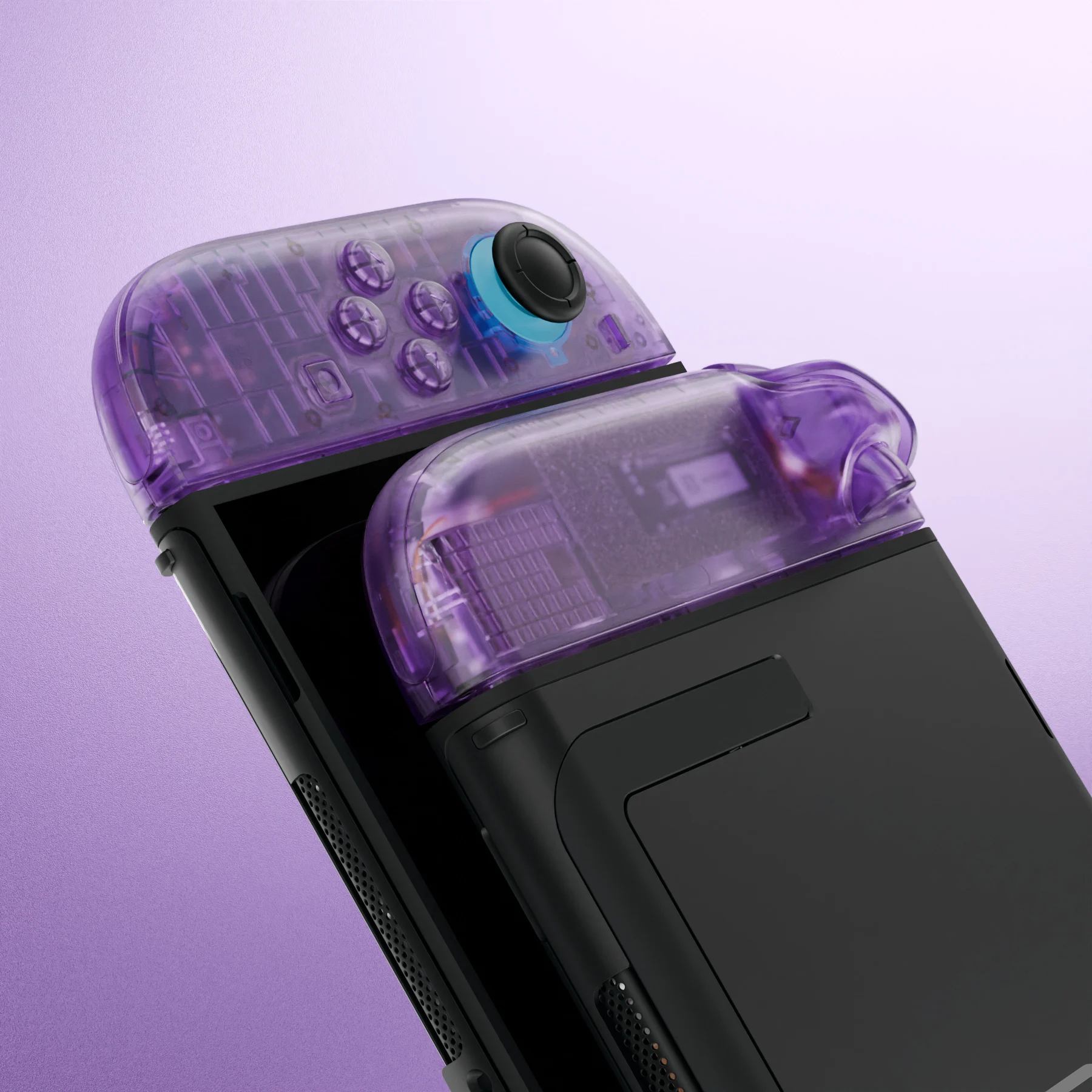 eXtremeRate Botones de carcasa de repuesto DIY para Joycon 2, tiras decorativas, soporte medio y herramientas para Nintendo Switch 2 - imagen 4