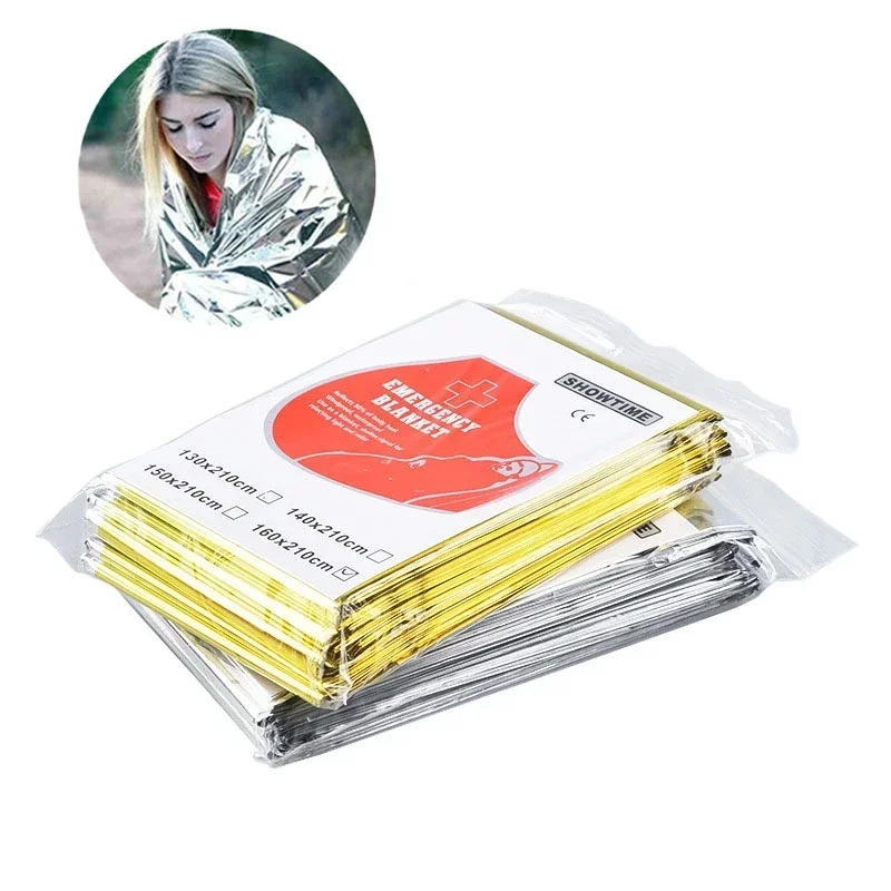 1pcs/lot Waterproof Emergency Survival Foil Thermal First Aid Rescue Blanket - imagen 4