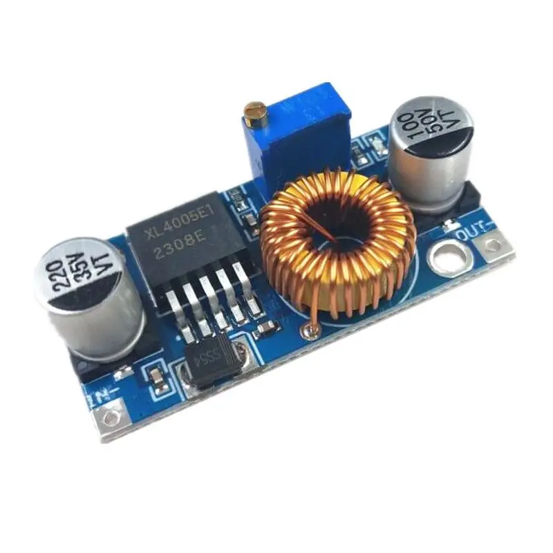 1 Uds XL4005 DC-DC módulo de fuente de alimentación reductor ajustable 5A LED cargador de litio Original XL4005E1 24V 12V 9V 5V - imagen 3