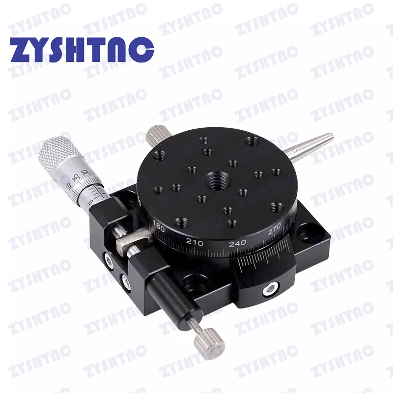 XYZR-eje 40x40mm 60x60mm Tipo V, plataforma de recorte de 4 ejes, rodamiento de etapa lineal Manual, mesa deslizante de afinación LT60/80/125 LTP40 - imagen 5