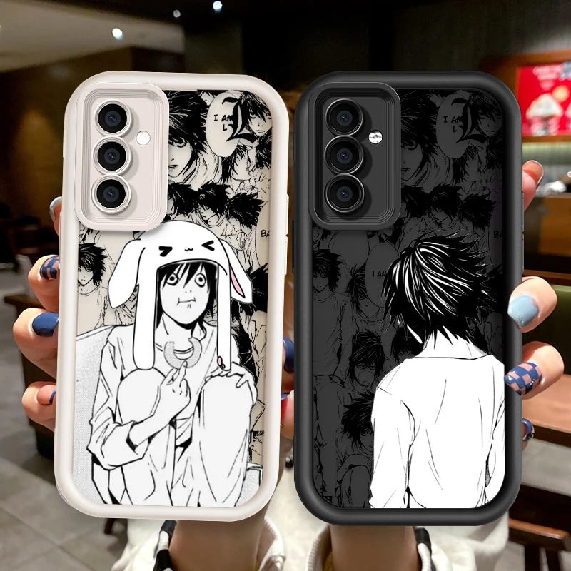 Death Note L Lawliet funda de teléfono con escalera de ojo suave para Redmi Note 13, 12, 11, 10, 9 Pro Plus, 5G, POCO F3, F4, F5, X3, X4, X5 GT - imagen 3