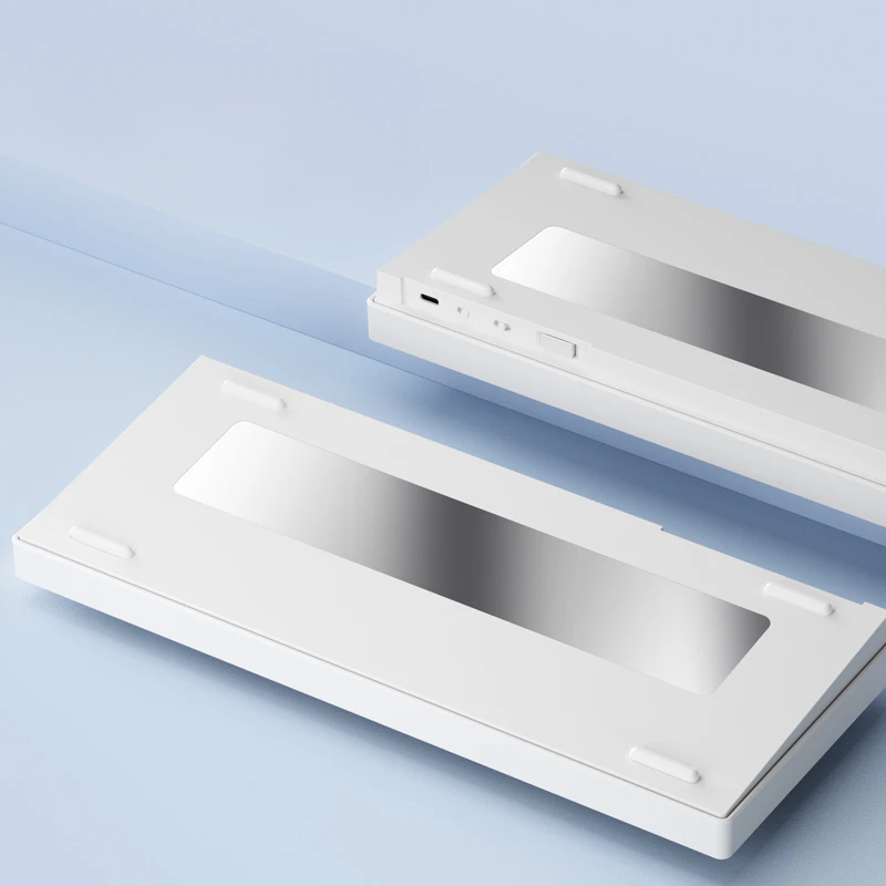 Kit de teclado mecánico YK820 75%, carcasa de aleación de aluminio personalizada, con cable, triodo, Bluetooth, 2,4G, junta inalámbrica, Kit de teclado de intercambio en caliente - imagen 5