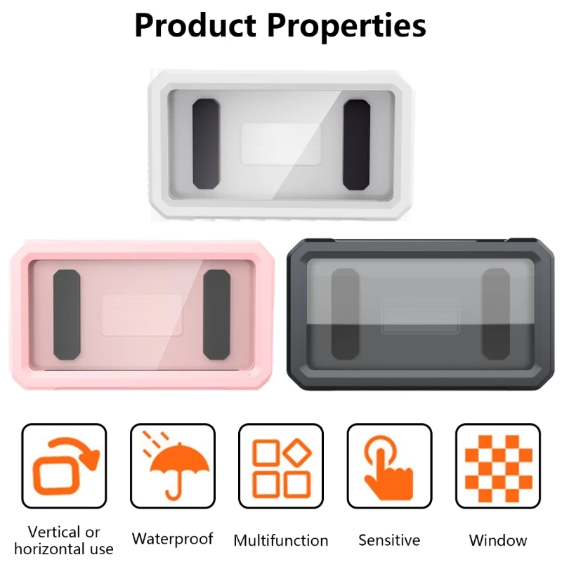 Soporte para teléfono móvil para ducha, soporte giratorio 360 ​​grados para teléfono baño, pantalla táctil para cocina, - imagen 2