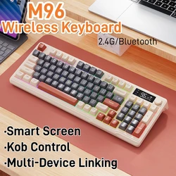 FreeWolf M96 – Teclado Inalámbrico Bluetooth Multidispositivo
