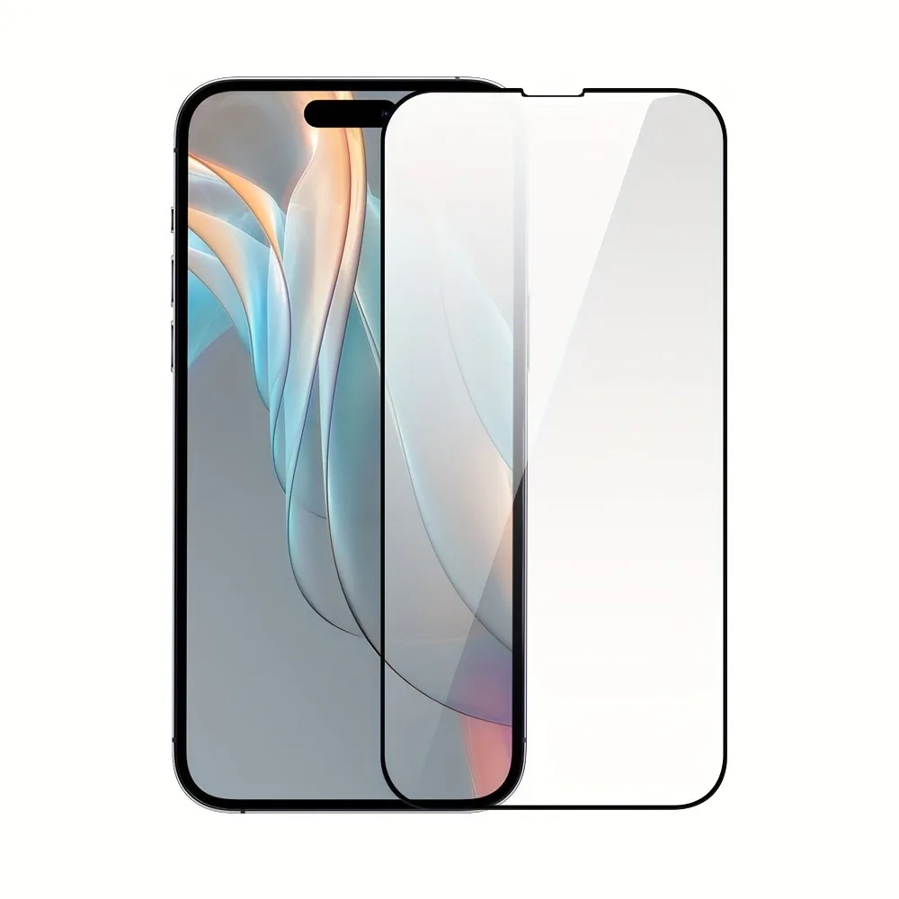 Paquete de 2 protectores de pantalla de vidrio HD para iPhone 15 16 Pro Max, vidrio antiarañazos para IPhone 14 13 12 11 Pro Mini XR XS Max 7 8 - imagen 3
