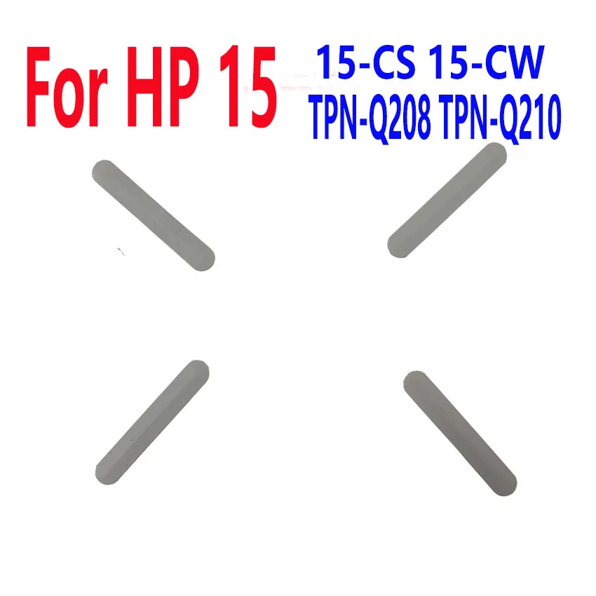 Almohadilla de goma para ordenador portátil, cubierta inferior con cinta de doble cara para HP 15, 15-CS, 15-CW, piezas, TPN-Q208, 48x8x1,5mm, 1-10 TPN-Q210