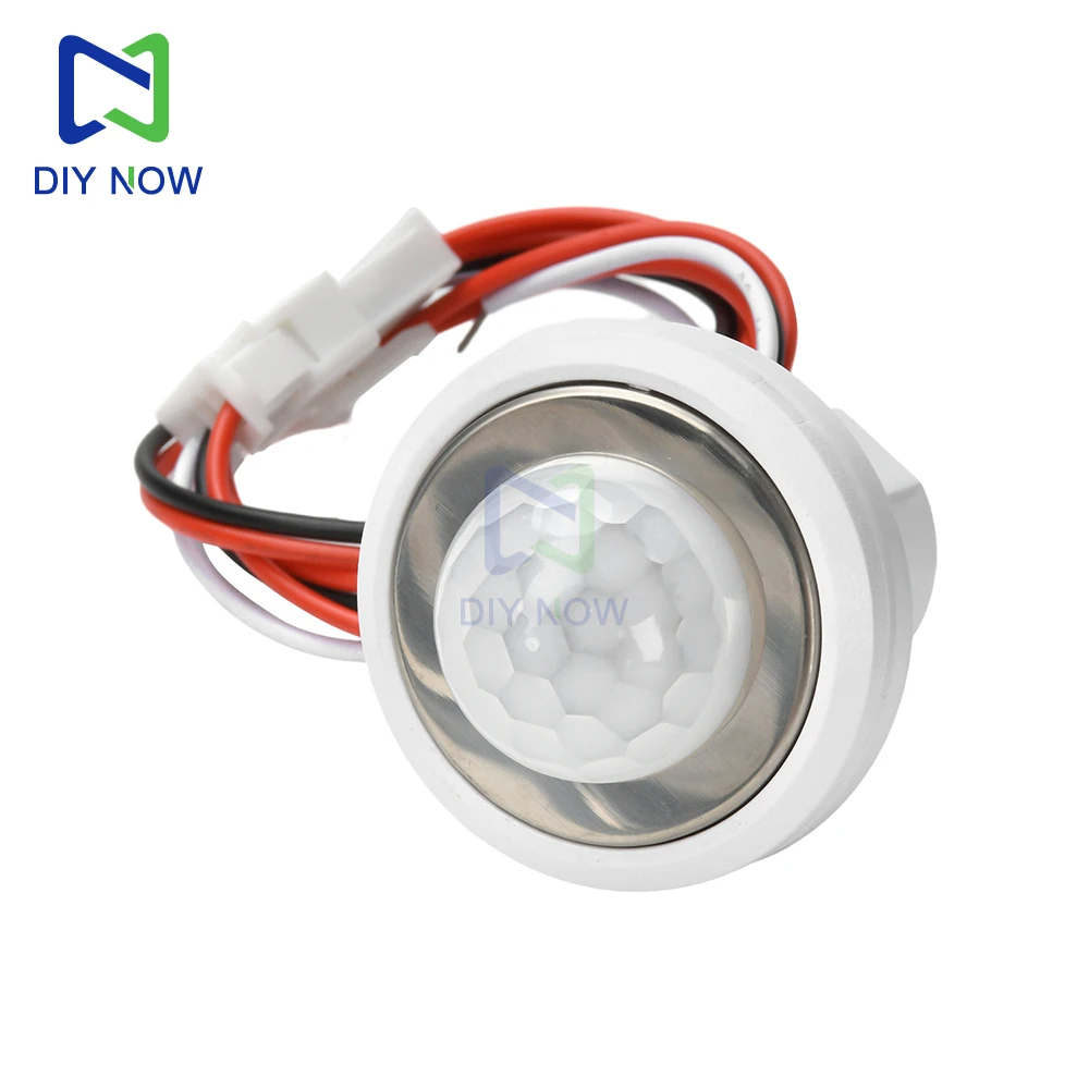 DC 3,5-24V bajo voltaje retardo ajustable incorporado infrarrojo cuerpo humano interruptor de inducción detección sonda de inducción sensor de movimiento - imagen 2