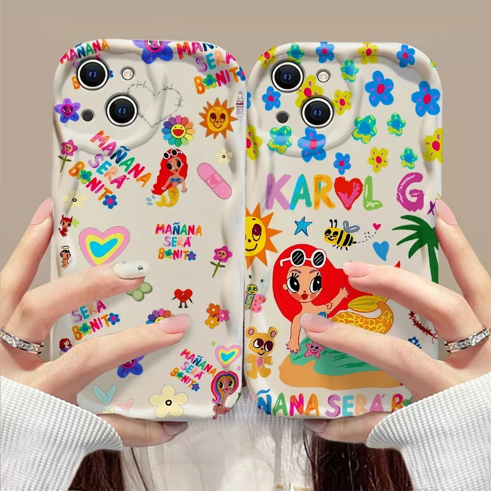 Karol G Manana-funda para Samsung, carcasa para Samsung A73, A72, A71, A55, A54, A53, A35, A34, A33, A25, A24, A23, A15, A14, A13, A05, A04, A03, 4G, 5G - imagen 4