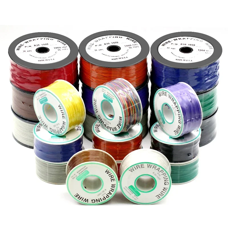 Placa de circuito de línea OK de 1 uds, cable volador, cable de conexión de soldadura de puente PCB 30 # 30AWG, cable de cobre de un solo núcleo - imagen 5