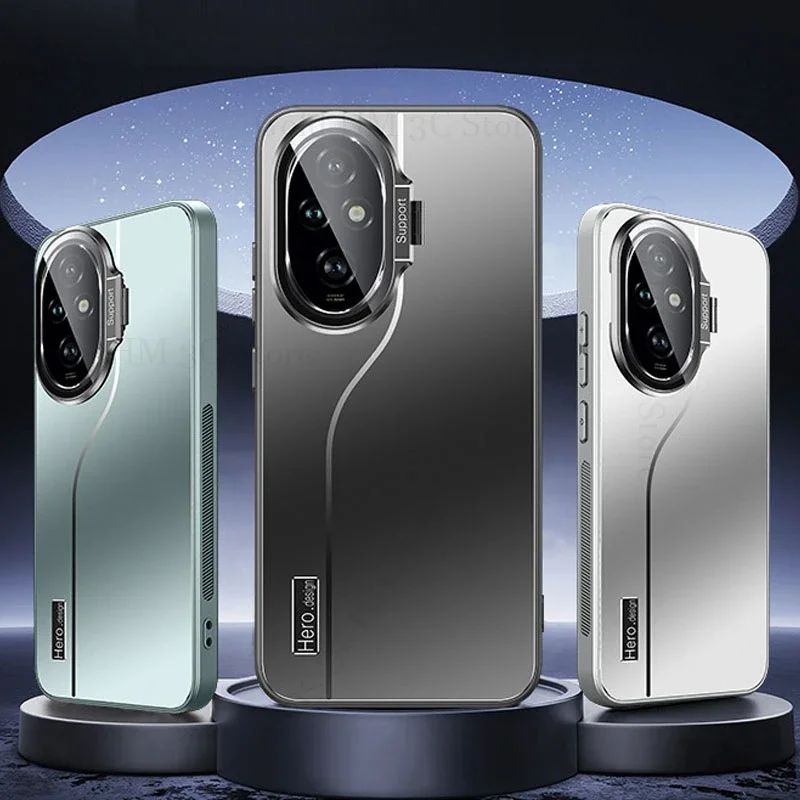 Para Honor Magic 7 6 5 Pro Flip Lens Kickstand funda mate para Honor 200 100 Pro cubierta dura con soporte de libro para Honor X60 Pro X50 GT