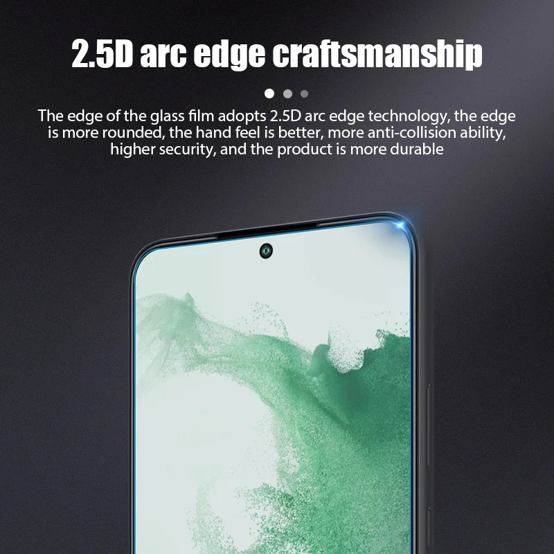 Protector de pantalla de vidrio templado para Samsung, vidrio templado para Samsung S24 Ultra S23 S22 A54 S21 S20 FE 5G, Samsung S24 Plus A73 A53 5G A14 A34 A24, 5 unidades - imagen 4