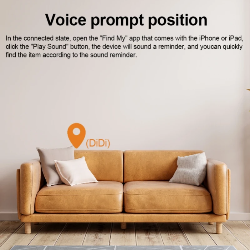 Rastreador GPS con etiqueta inteligente Bluetooth a través de Find My Finder para llaves, bolsa de equipaje para mascotas, resistente al polvo y al agua IP54 con carcasa de silicona - imagen 5