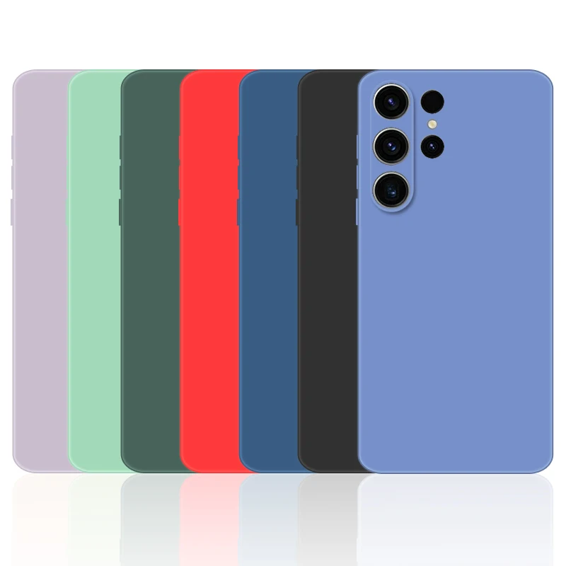 Para Samsung Galaxy S26 Ultra funda Samsung S26 Ultra funda protectora de silicona líquida suave para Samsung S26 Plus - imagen 2