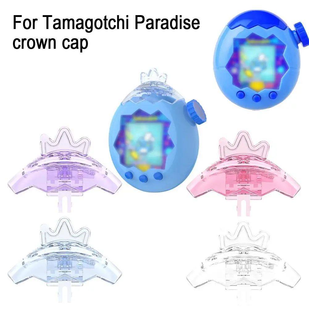 Para Tamagotchi Paradise Crown Cap PC tapa superior decoraciones lindas transparentes accesorios de consola de juegos para Tamagotchi Paradise - imagen 2