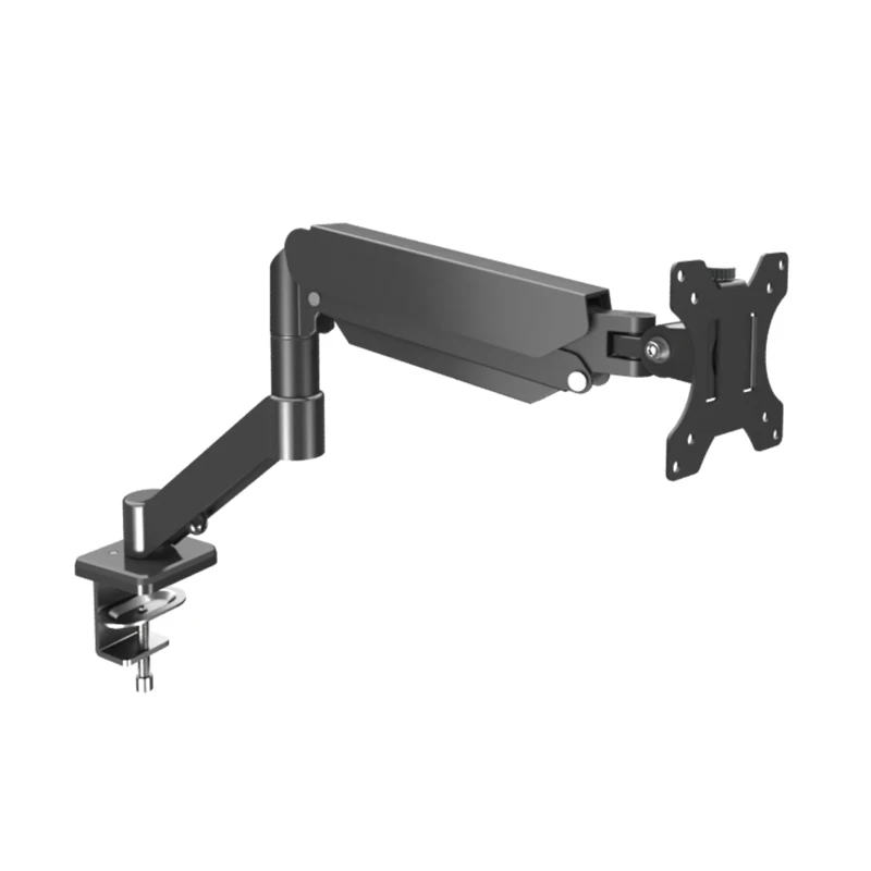 HILLPORT 27 30 17-35 "soporte de brazo de Monitor blanco de escritorio resorte de Gas soporte de montaje de movimiento completo soporte de montaje de TV LED LCD soporte de PC T1 - imagen 4