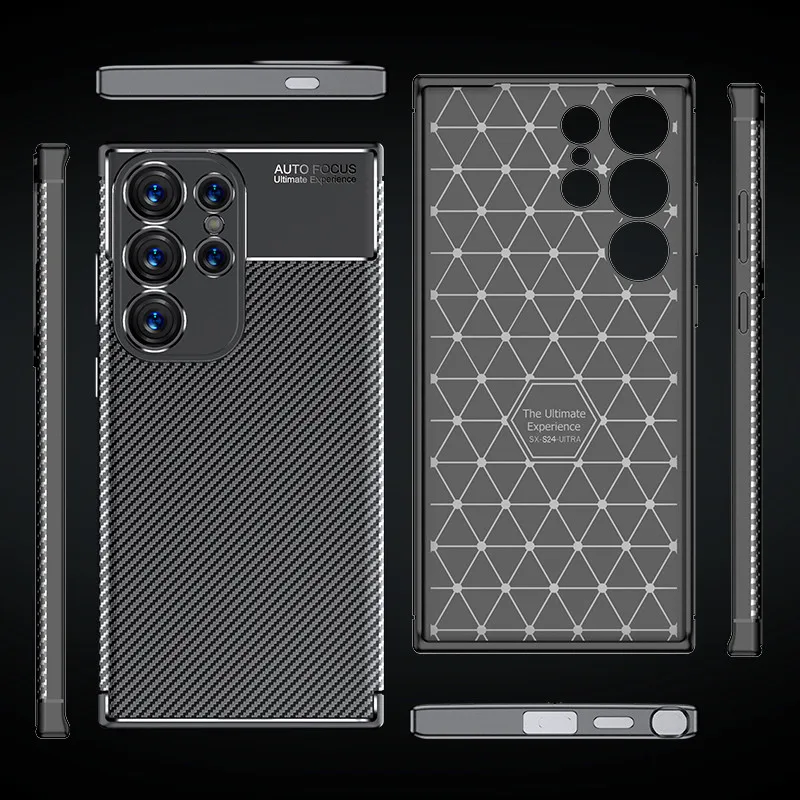 Para Samsung Galaxy S24 Ultra funda Samsung S24 Plus S23 FE funda protectora de silicona suave para Samsung S24 - imagen 5