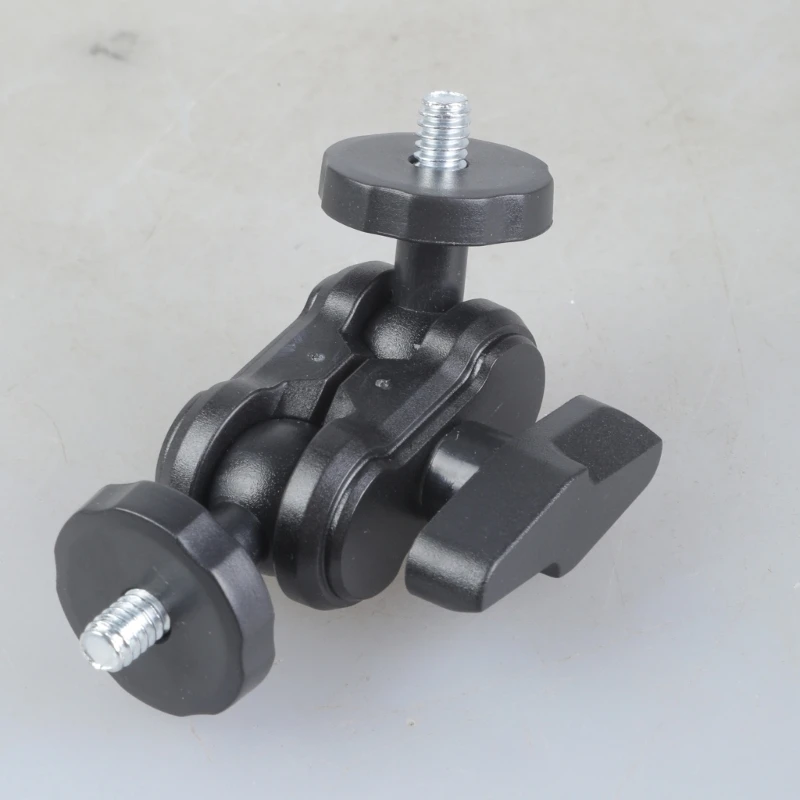 Adaptador rosca macho a macho ángulo ajustable 1/4 para montaje cámara, soporte para teléfono inteligente, accesorio - imagen 2