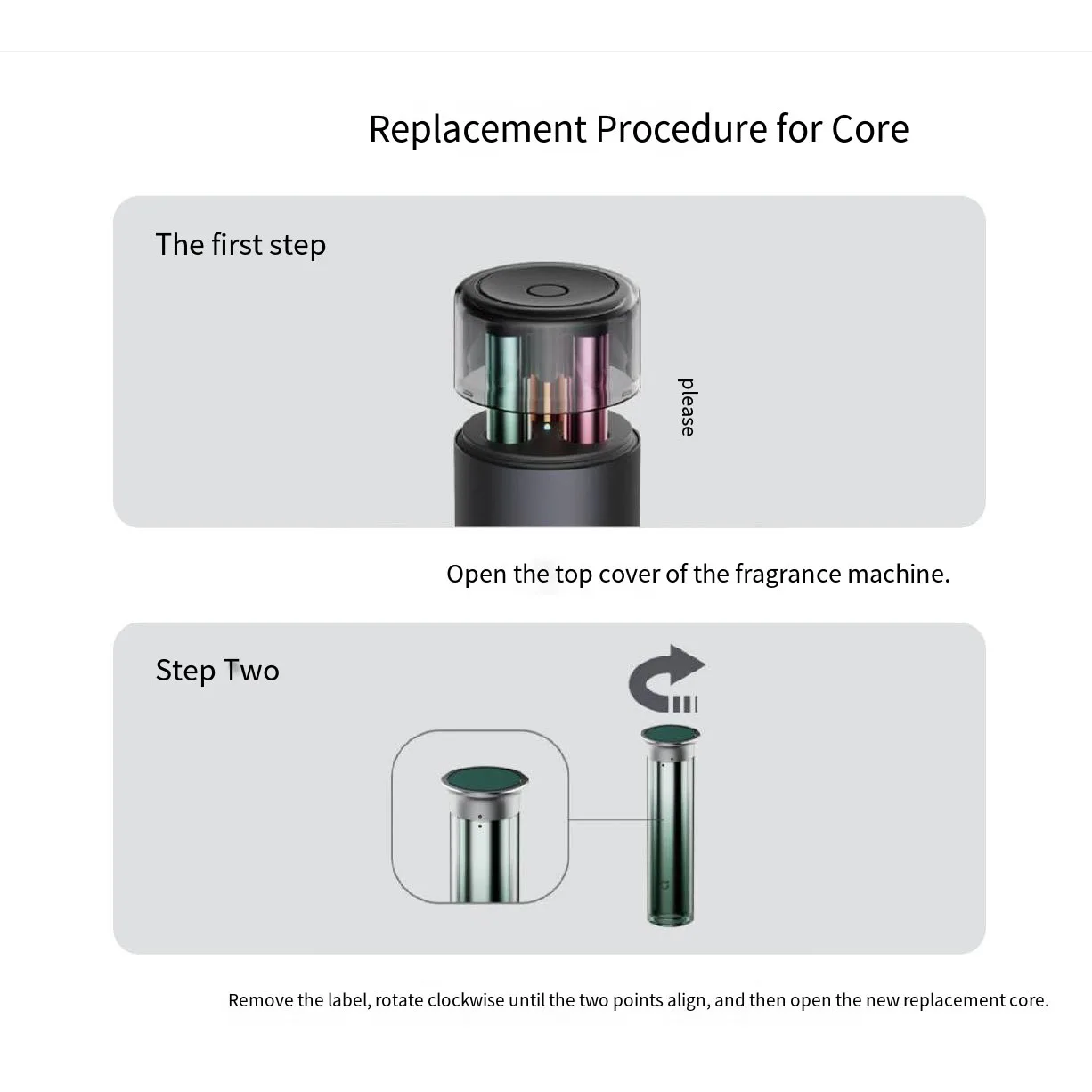 Difusor de fragancia de coche Xiaomi Original, accesorios de núcleo de repuesto, máquina de Perfume automática inteligente Mijia, filtro central de repuesto - imagen 5