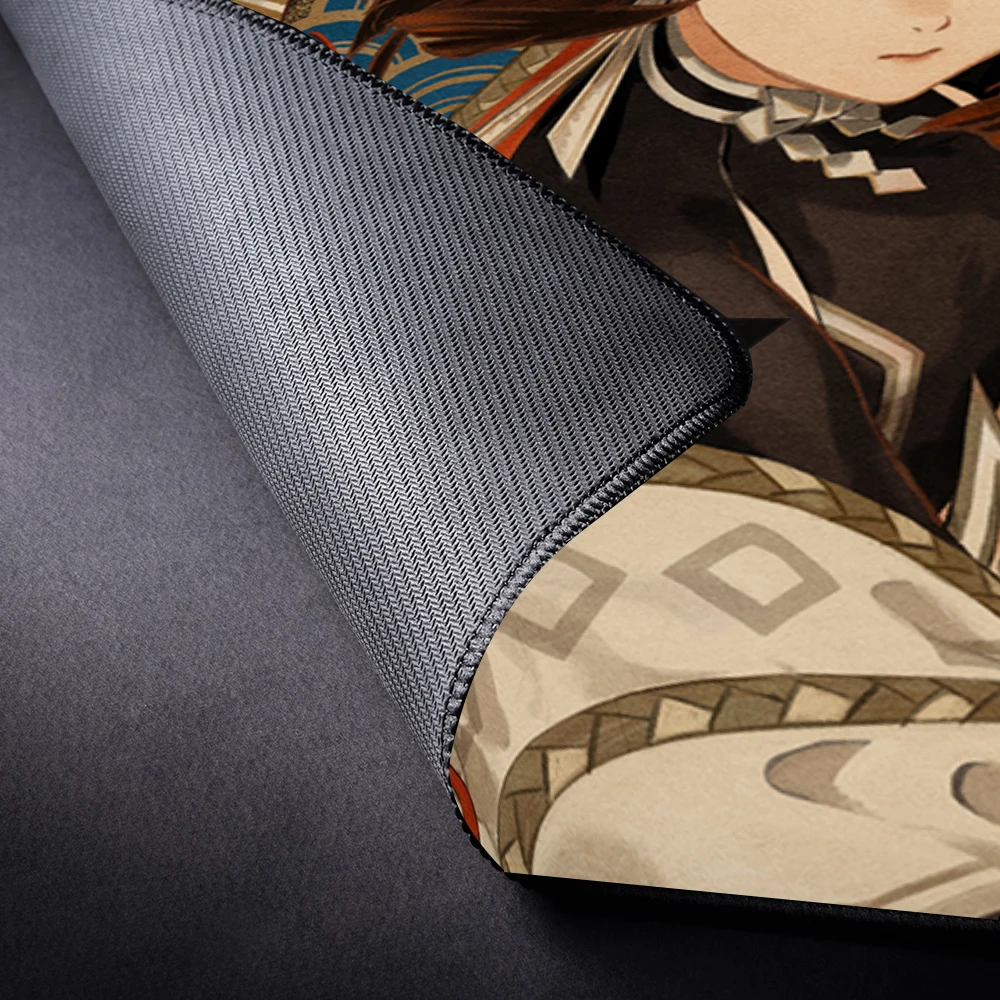 Alfombrilla de ratón para juegos, alfombrilla de ratón de goma con parte inferior antideslizante de alta elasticidad, alfombrilla de ratón profesional para deportes electrónicos, alfombrilla de escritorio de 45x40cm XL - imagen 4