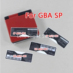 20 piezas para GameBoy GBA SP, pegatina US JP AGS-101, etiqueta trasera para consola de AGS-001, Game boy SP AGS 001 101