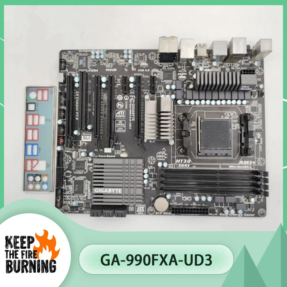 GA-990FXA-UD3 AM3+990FX SB950 4 × DDR3 32GB ATX 6 × SATA Placa base GA-8IPE775-G - imagen 3
